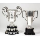 A George V silver two-handled prize cup - "St. Peter's and Broadstairs Horticultural Society