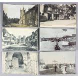 Six postcard albums of primarily topographical, floral, humorous and travel interest, together