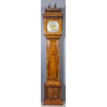 An early 18th Century walnut longcase clock by James Leicester, ye Strand, London, the 12ins