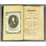 Samuel Pepys - "Memoirs Relating to the State of the Royal Navy of England for Ten Years, Determin'd