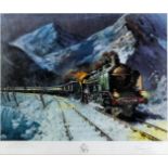 ***Terence Tenison Cuneo (1907-1996) - Two limited edition coloured prints - "Simplon-Orient-Express