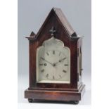 An early 19th Century small rosewood cased "Four Glass" mantel timepiece by Brockbank & Atkins of