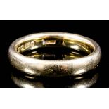 A 22ct gold wedding band (size N - gross weight 6.5 grammes)