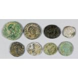 A collection of 120 Roman coins, various