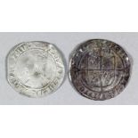 Twenty-five hammered silver Tudor and Stewart coins (1558-1649), (many creased and damaged)