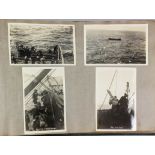 "Photographic Log of H.M.S. Royal Oak 1927-1929" - An album of souvenir photographs of the vessel'