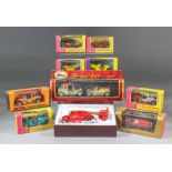 A large mixed collection of diecast model vehicles, including - Matchbox Models of Yesteryear "