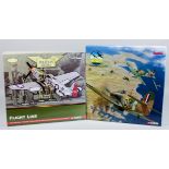 A collection of twenty-four Corgi diecast model planes, including - "Merlins Over Malta The