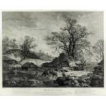 William Woollet (1735-1785) after George Smith (1714-1776) - Engraving - "The Rural Cott.", 15.25ins