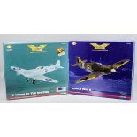 A collection of twenty-five Corgi diecast model planes, including - Supermarine Type 300 the