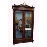 A GOOD QUALITY EARLY TWENTIETH CENTURY FRENCH LOUIS XVI STYLE MAHOGANY ORMOLU MOUNTED WARDROBE,