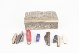 EIGHT SMALL FOLDING POCKET KNIVES, including a COCA COLA, WORLD FAIR CHICAGO 1933 example, '