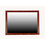 MOULDED GILTWOOD FRAMED SMALL WALL MIRROR, of rounded oblong form, 15 ½" x 12 ½", together with