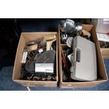 TWO CANVAS ROLLS CONTAINING ELEVEN CHEFFING KNIVES, together with a LAGUIOLE KNIFE IN WOODEN BOX,