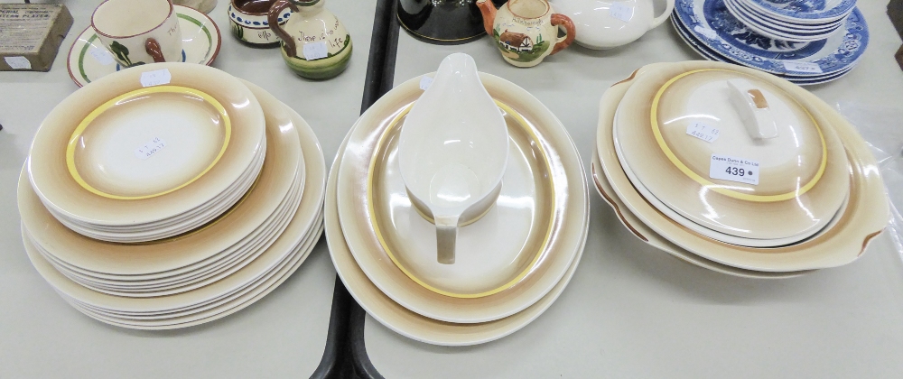 JOHNSON BROS., 'PAREEK', 1930s PART DINNER SERVICE