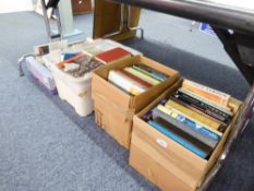 A QUANTITY OF BOOKS, VARIOUS AUTHORS SUNDRY WORKS (CONTENTS OF 5 BOXES)