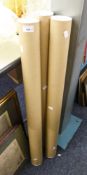 THREE TUBES CONTAINING COPIES OF TRACINGS BY WILLIAM WARRINGTON OF THE WINDOW IN ST MATTHEW'S