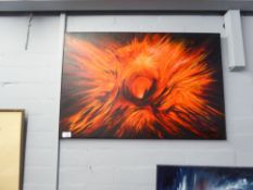 JOHN CHARLES 'BARRY' STOCKTON (1942-2015) ACRYLIC ON CANVAS 'Exploding Sun' Signed and dated 2011