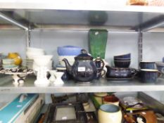 TWENTY THREE PIECE 'BRECON' PATTERN POTTERY PART DINNER AND TEA SERVICE, together with a