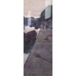 CARLETON GRANT (Exh. 1885-1899) WATERCOLOUR A quayside with rowing boats and figures Signed and