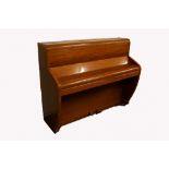 CHALLEN UPRIGHT PIANOFORTE, IN LIGHT MAHOGANY CASE