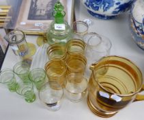 COLLECTION OF DRINKING GLASSES/TUMBLERS