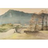 IAN PRICE (TWENTIETH CENTURY) WATERCOLOUR DRAWING 'Ulpha Bridge, Duddon Valley' Signed and titled,