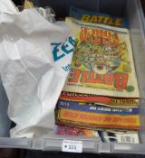 BOOKS VARIOUS TO INCLUDE; BATTLE WITH STORM FORCE 1987-88 ETC,,, (APPROX 200 EDITIONS), VARIOUS