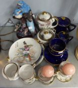 SOKO CHINA EGGSHELL TEA SET FOR FOUR PERSONS, HAND PAINTED, VARIOUS PORCELAIN ITEMS TO INCLUDE '