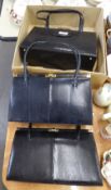 A 'LODIX' LADIES LEATHER VINTAGE HANDBAG AND TWO OTHER HANDBAGS (3)