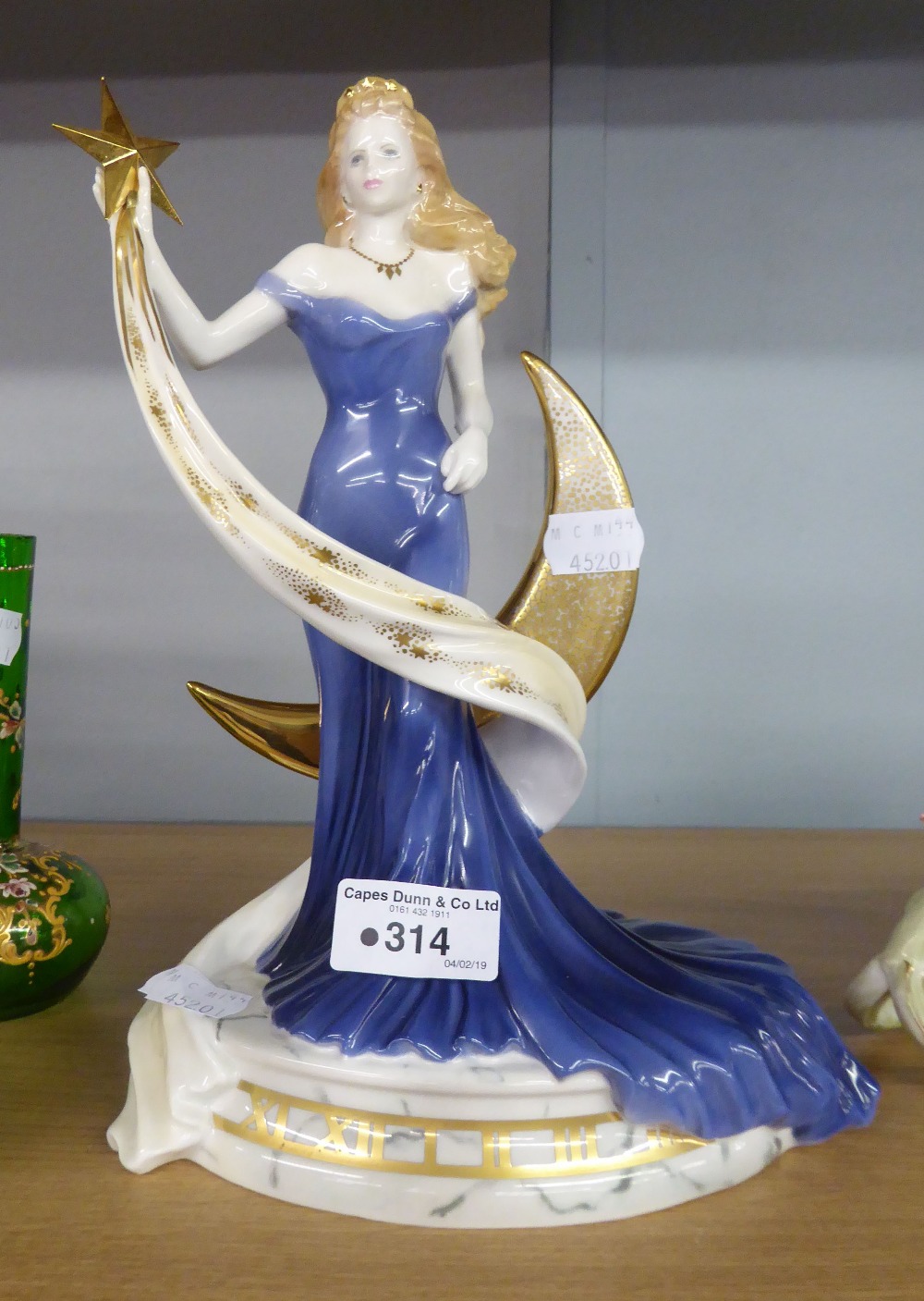 A MODERN ROYAL WORCESTER CHINA FIGURE 'DESTINY'