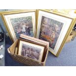 T.L. GRIMSHAW ARTIST SIGNED LIMITED EDITION COLOUR PRINT TWO BOYS AT A WATER PUMP SIGNED IN