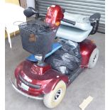 A FREERIDER FOUR WHEEL BATTERY DRIVEN MOBILITY SCOOTER (SOLD AS SEEN)