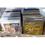RECORDS VINYL - A LARGE SELECTION OF CLASSICAL AND EASY LISTENING RECORDINGS, composers including;