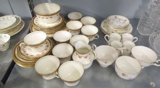 TWENTY NINE PIECE ROYAL ALBERT CHINA PART TEA SERVICE, with floral border, together with TWO OTHER