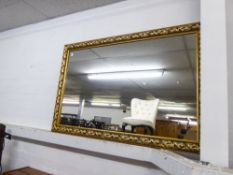 LARGE GILT FRAMED MIRROR