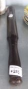 AN OLD EBONY TIP STAFF