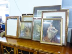 QUANTITY OF FRAMED PRINTS, PICTURES, VARIOUS