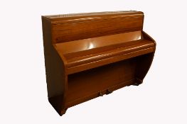 CHALLEN UPRIGHT PIANOFORTE, IN LIGHT MAHOGANY CASE