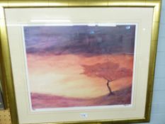 LAFFANKI (HOWARD PARKIN B. 1932) SIGNED LIMITED EDITION PRINT 'SILENT NIGHT' 68/500 SIGNED AND DATED