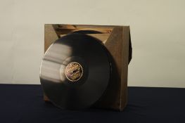 CASE CONTAINING 78 RPM RECORDS, approximately 25, mainly classical music