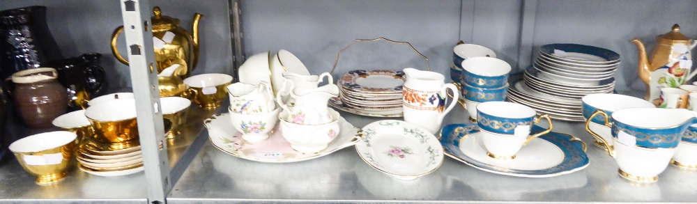 A COLLECTION OF TEA SETS, TO INCLUDE; ROYAL WINDSOR, TUSCAN, ETC.....