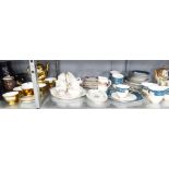 A COLLECTION OF TEA SETS, TO INCLUDE; ROYAL WINDSOR, TUSCAN, ETC.....