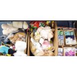 QUANTITY OF SOFT AND OTHER TOYS (CONTENTS OF FOUR BOXES)