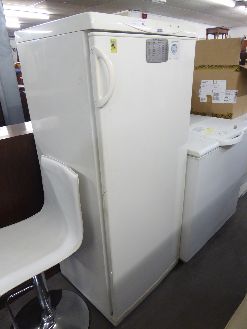 A ZANUSSI UPRIGHT FREEZER