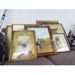 QUANTITY OF FRAMED PRINTS, PICTURES, VARIOUS