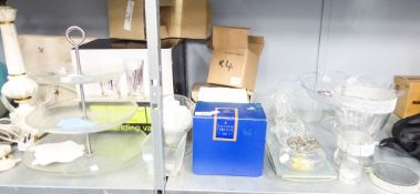 A QUANTITY OF BOXED (AS NEW) GLASS WARES AND GIFTS VARIOUS