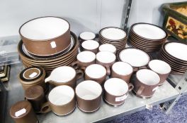 AN APPROXIMATELY 55 PIECE HORNSEA POTTERY DINNER AND TEA SERVICE