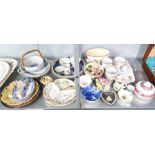 A SELECTION OF MISC CERAMICS TO INCLUDE PLATES, BOWLS, ROYAL KENT, WEDGWOOD, NOVITAK, WILLOW ETC...