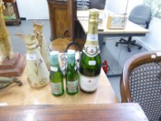 A BOTTLE OF CARPENTIER CHAMPAGNE AND TWO BOTTLES OF BABYCHAM (3)